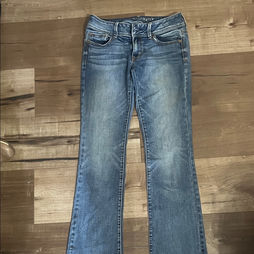 American Eagle Outfitters Flare Jeans in Blue